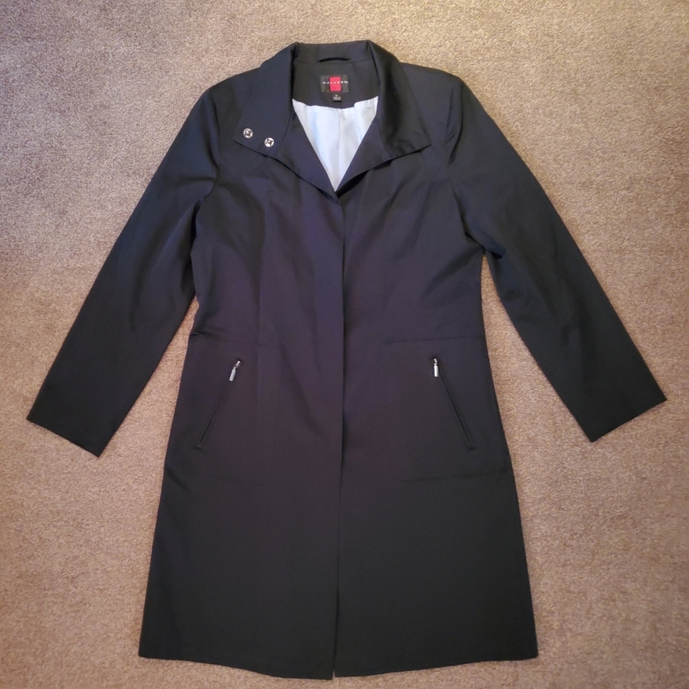 Gallery Black Trench Coat